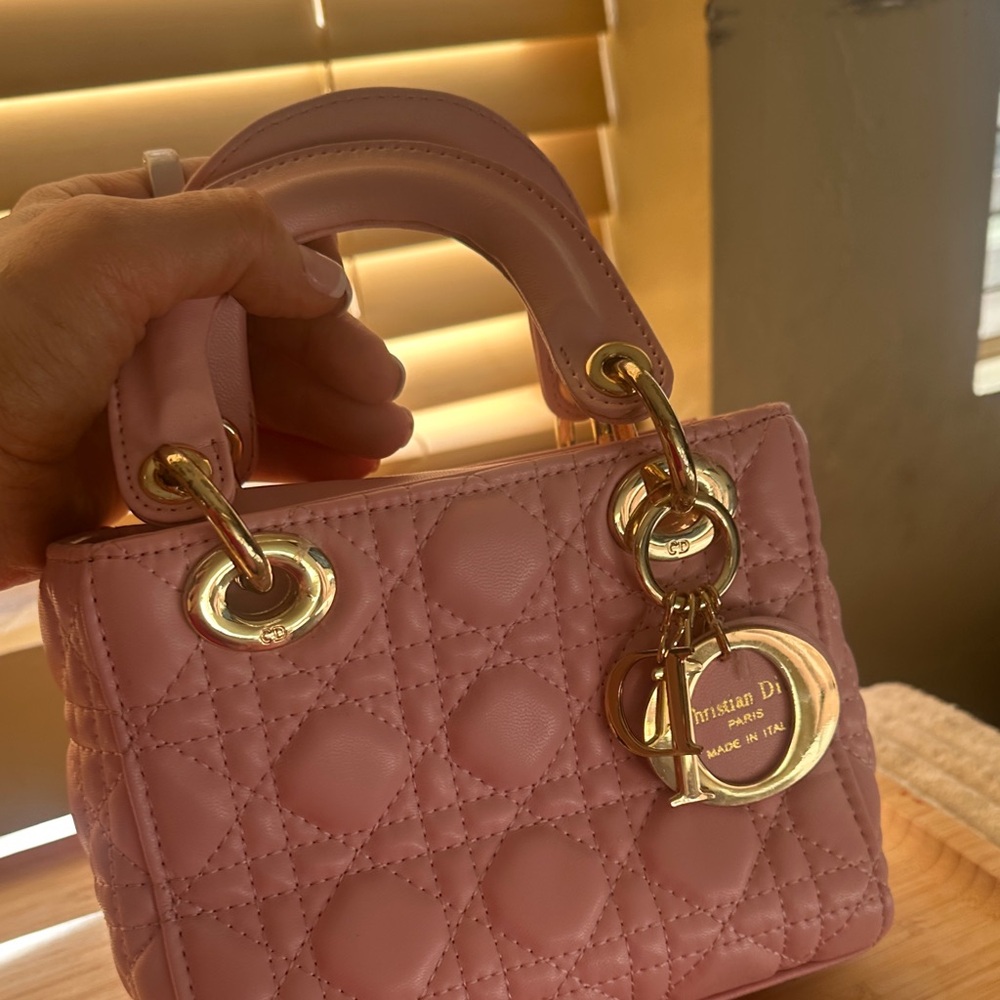 Christian Dior pale pink mini purse - Picture 16 of 16